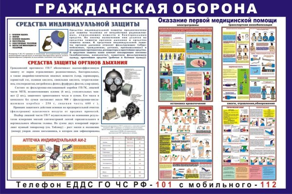 Стенд «Гражданская оборона»