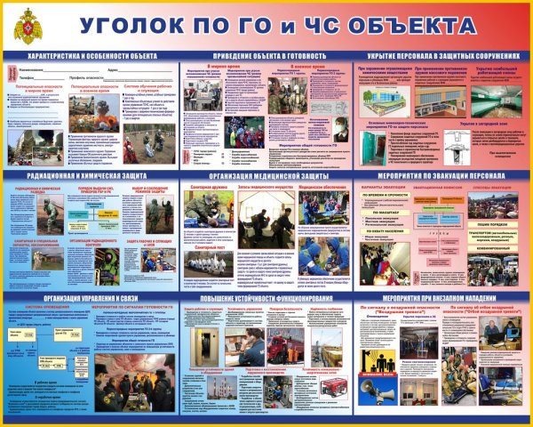 Стенд «Гражданская оборона»