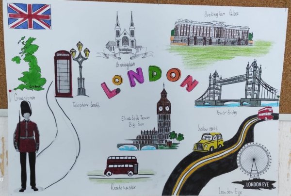 Стенгазета на неделю английского языка