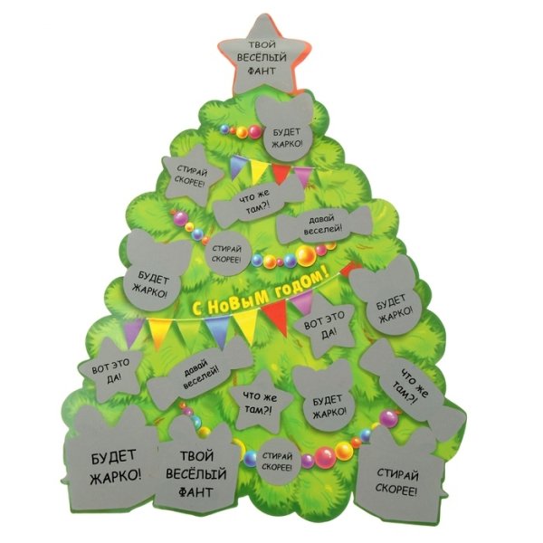 Елочка с пожеланиями на новый год
