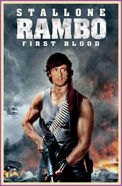 Обложка фильма Рэмбо первая кровь 1