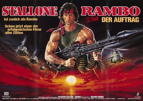 Рэмбо первая кровь плакат 90