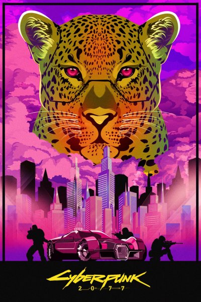 Cyberpunk 2077 плакат