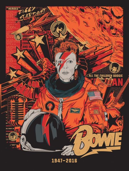 Дэвид Боуи плакат