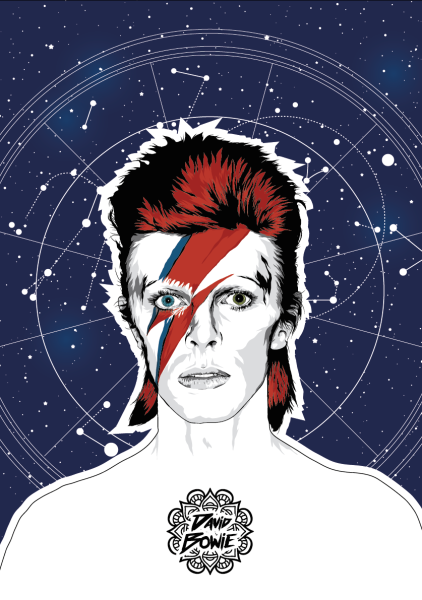 Плакат David Bowie Heroes