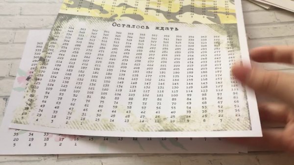 Календарь дембеля