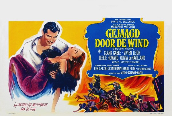 Унесенные ветром фильм 1939 Постер
