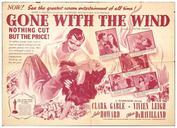 Унесенные ветром 1939 афиша