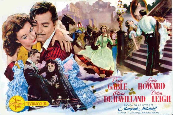 Унесенные ветром фильм 1939 Постер