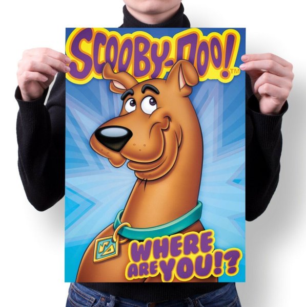 Скуби Ду Постер хорошее качество плакат