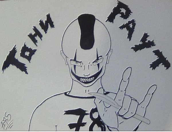 Тату Тони Раута эскиз