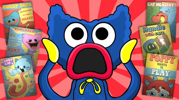 Poppy Playtime плакаты