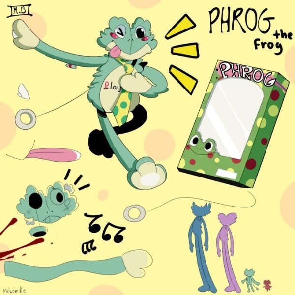 Плакатыиз игры popy Playtime