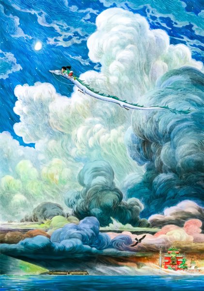 Хаяо Миядзаки облака облака