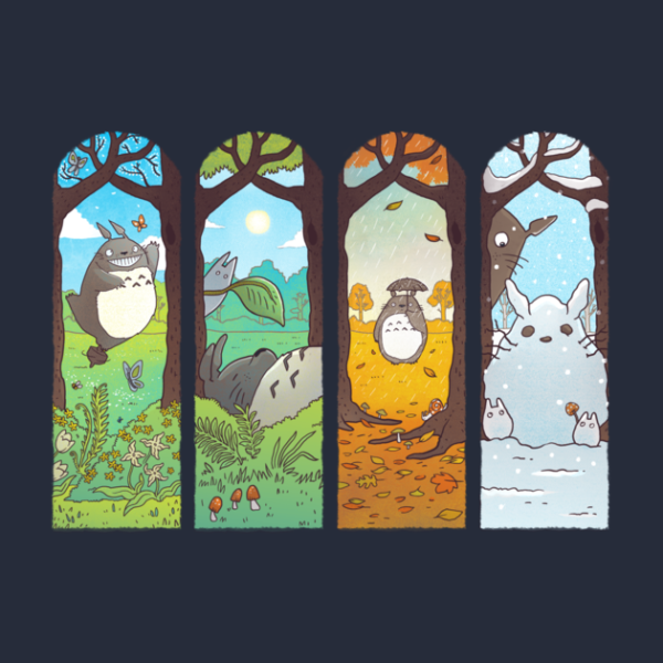 Миядзаки Тоторо акрилом