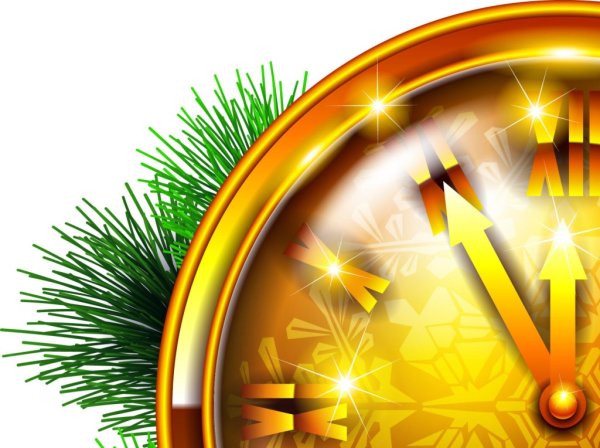 Часы новогодние