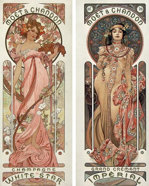 Альфонс Муха рекламные плакаты