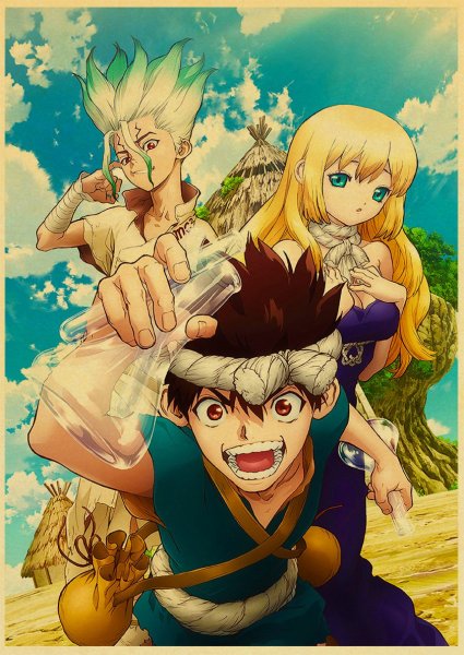 Аниме доктор Стоун 1 сезон