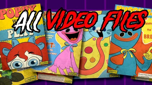 Плакаты из игры Poppy Playtime