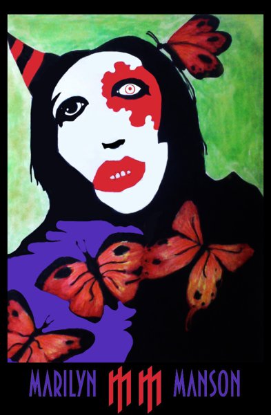 Мэрилин мэнсон принт