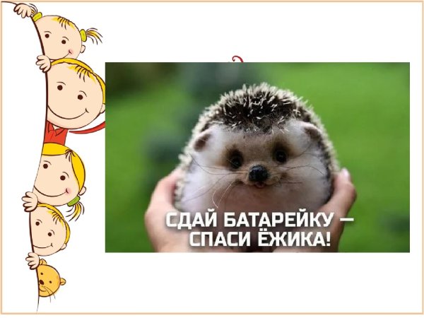 Сдал батарейку спас ежика