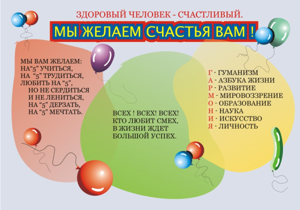 Плакат правила поведения в школе