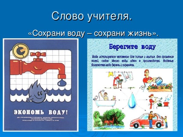 Сбережем воду