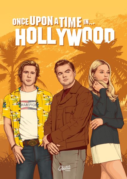 Плакат фильма однажды в Голливуде