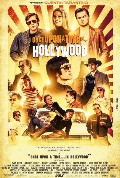 Once upon a time in Hollywood poster