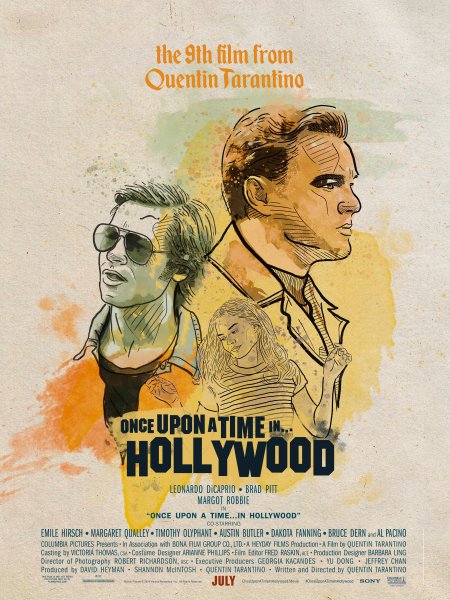 Once upon a time in Hollywood Art