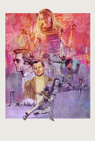 Однажды в Голливуде фильм 2019 Постер