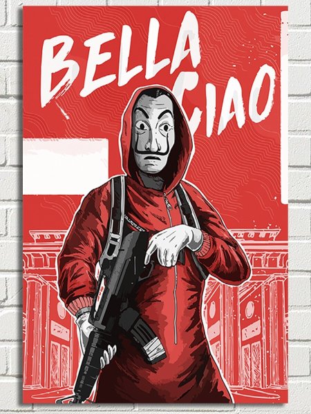 La casa de papel сериал Постер