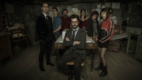 La casa de papel сериал Постер