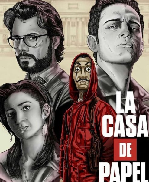 La casa de papel Постер