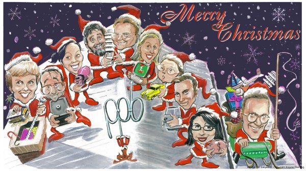 Новогодняя корпоративная стенгазета