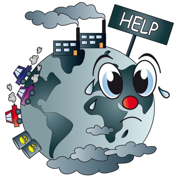 Плакат загрязнение планеты