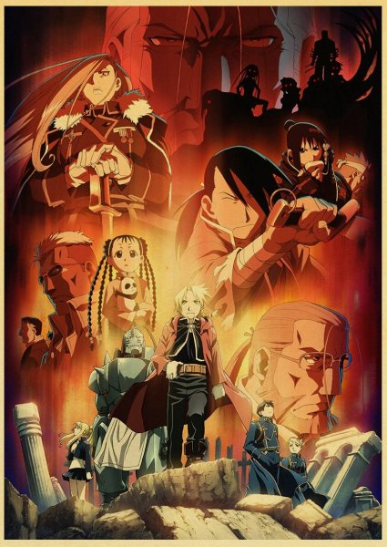 Стальной алхимик обложка аниме