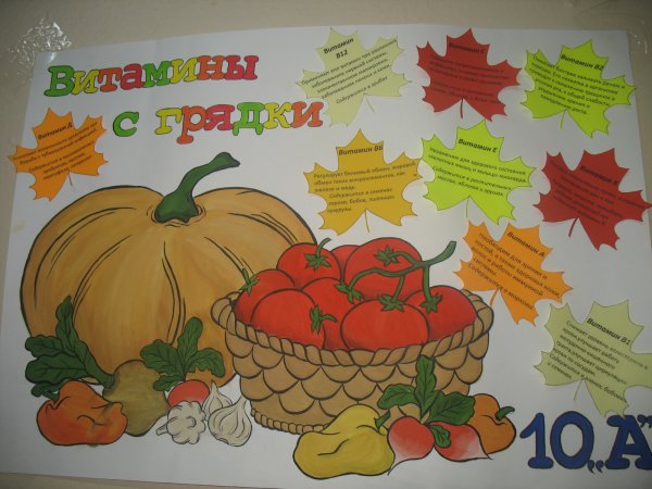 Стенгазета витамины