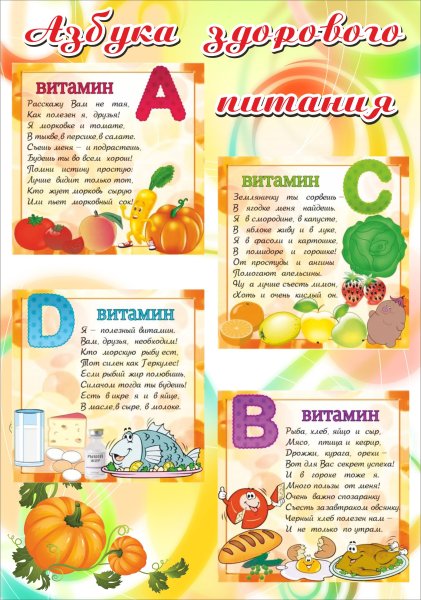 Нарисовать витамины