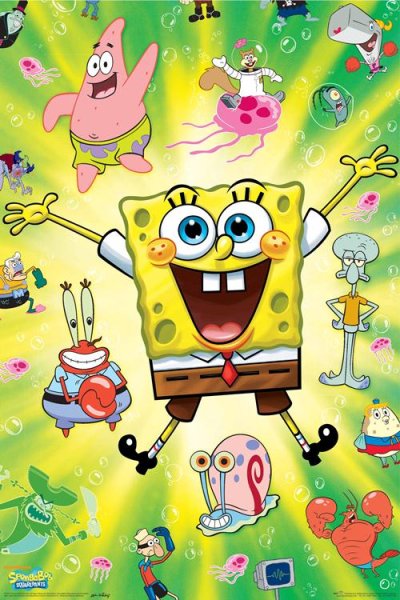 Губка Боб квадратные штаны poster
