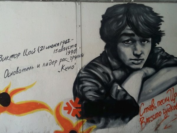 Виктор Цой Постер Цой жив