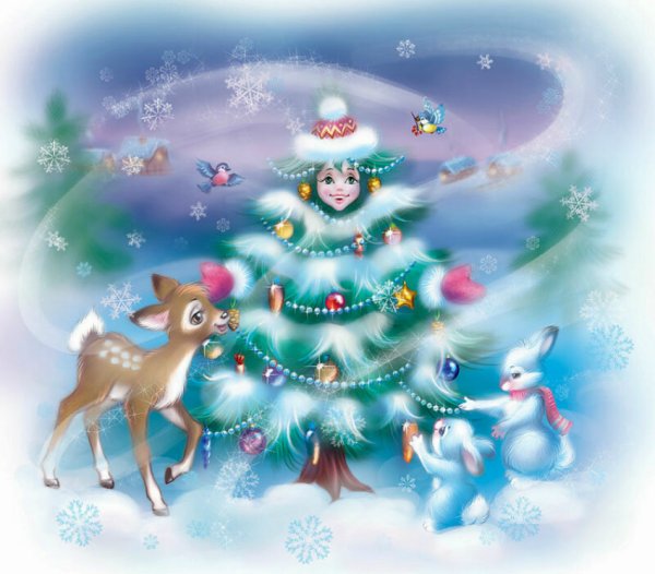 Новогодний баннер для детского сада