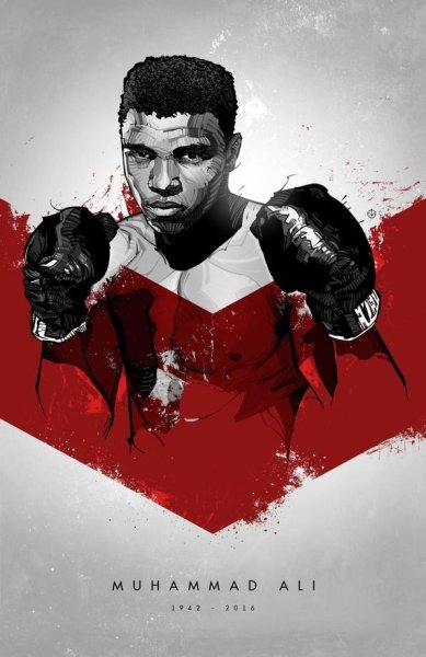 Мотивационные цитаты, картины на холсте Мухаммеда Али