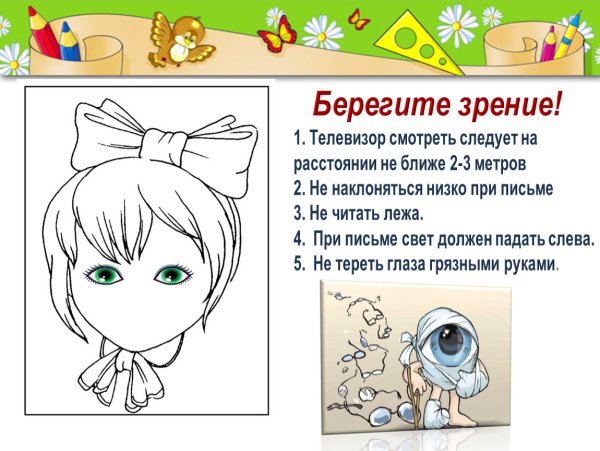 Рисунок на тему берегите зрение