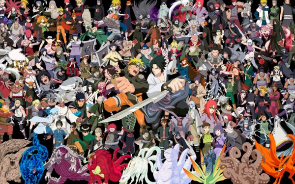 Все персонажи Наруто