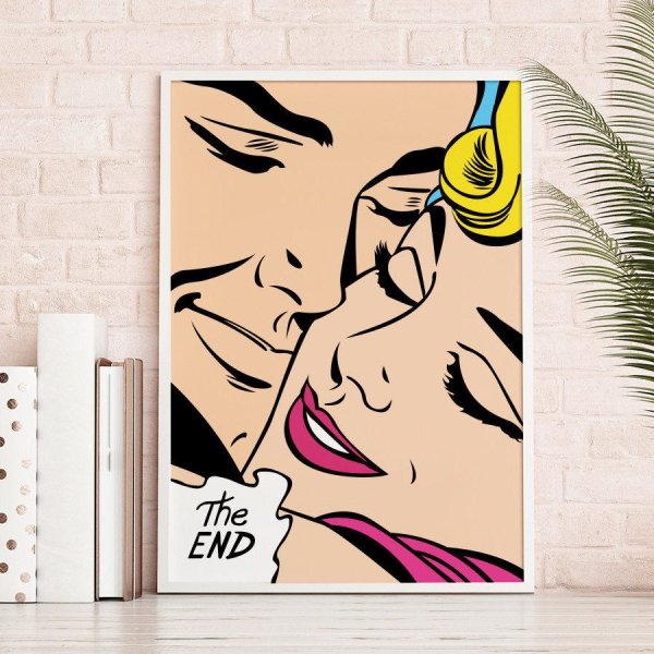 Винтажный Постер в стиле поп-арт