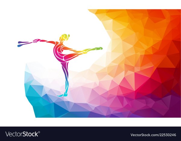 Графический фон для гимнастики