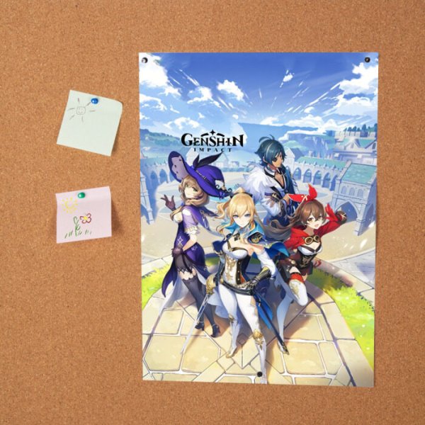 Плакаты Геншин Импакт