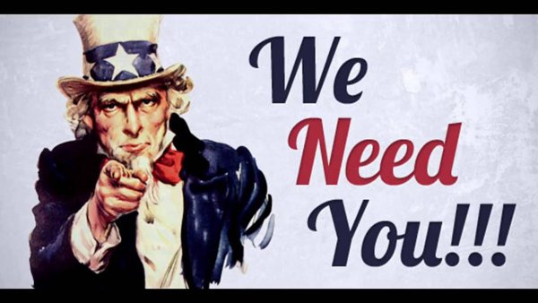 I want you плакат