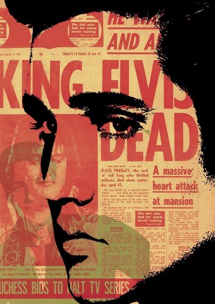 Ретро плакаты Элвиса Пресли